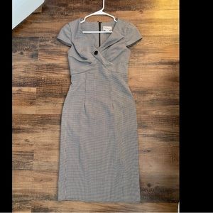 Houndstooth pinup 50’s dress